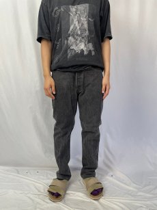 画像2: 90's Levi's 501 USA製 ブラックデニムパンツ W33 (2)