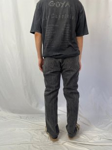 画像4: 90's Levi's 501 USA製 ブラックデニムパンツ W33 (4)