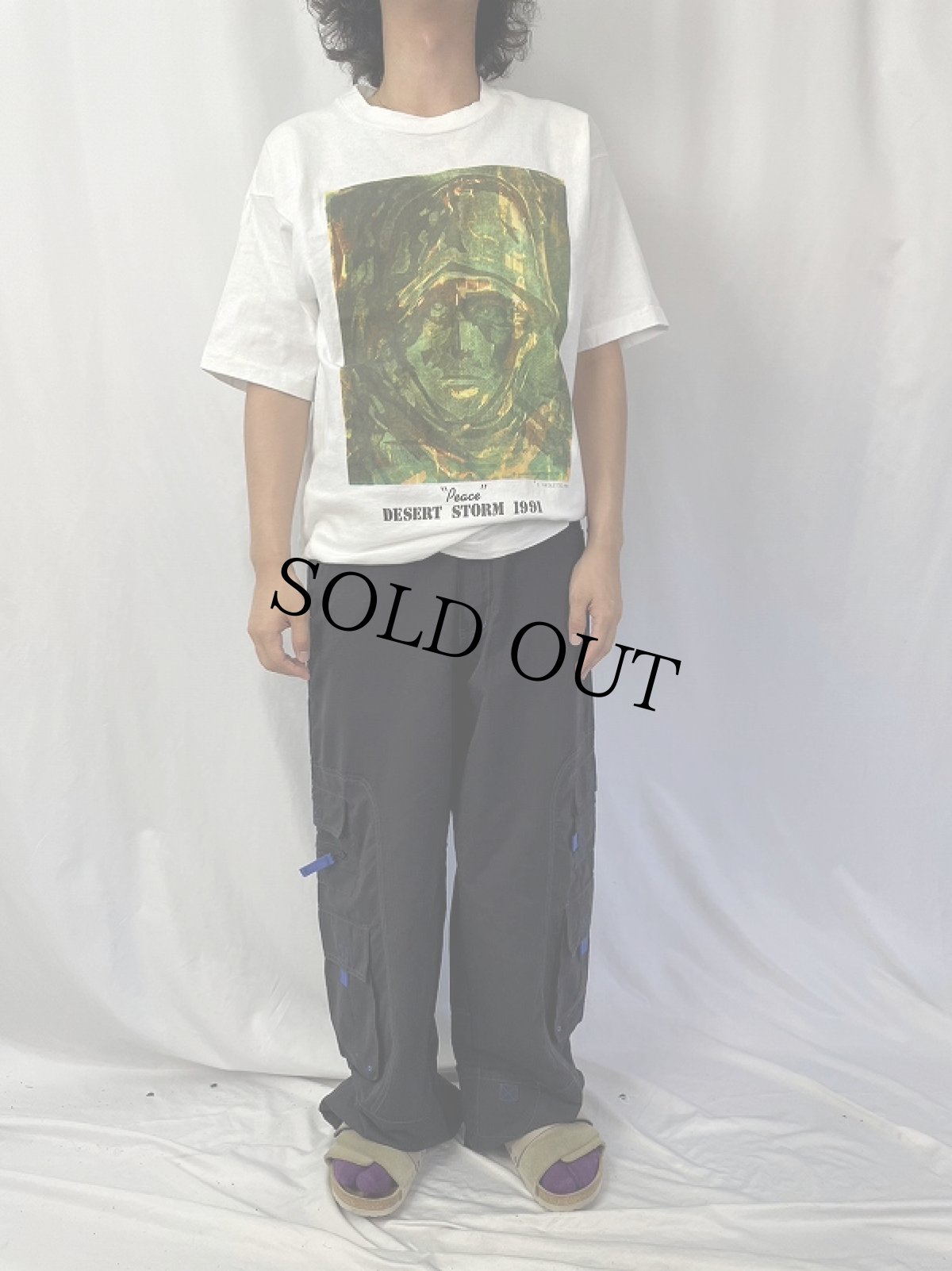 画像2: MAGSPORT デザインカーゴパンツ BLACK W32 (2)