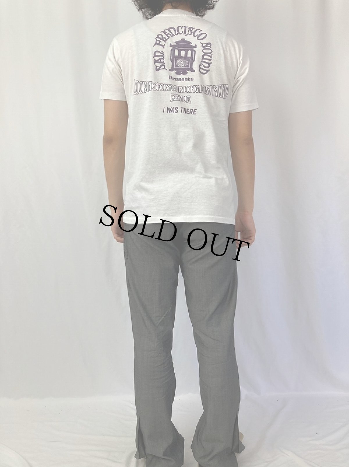 画像5: 80's USA製 サイケデリックロックバンドプリントTシャツ L (5)