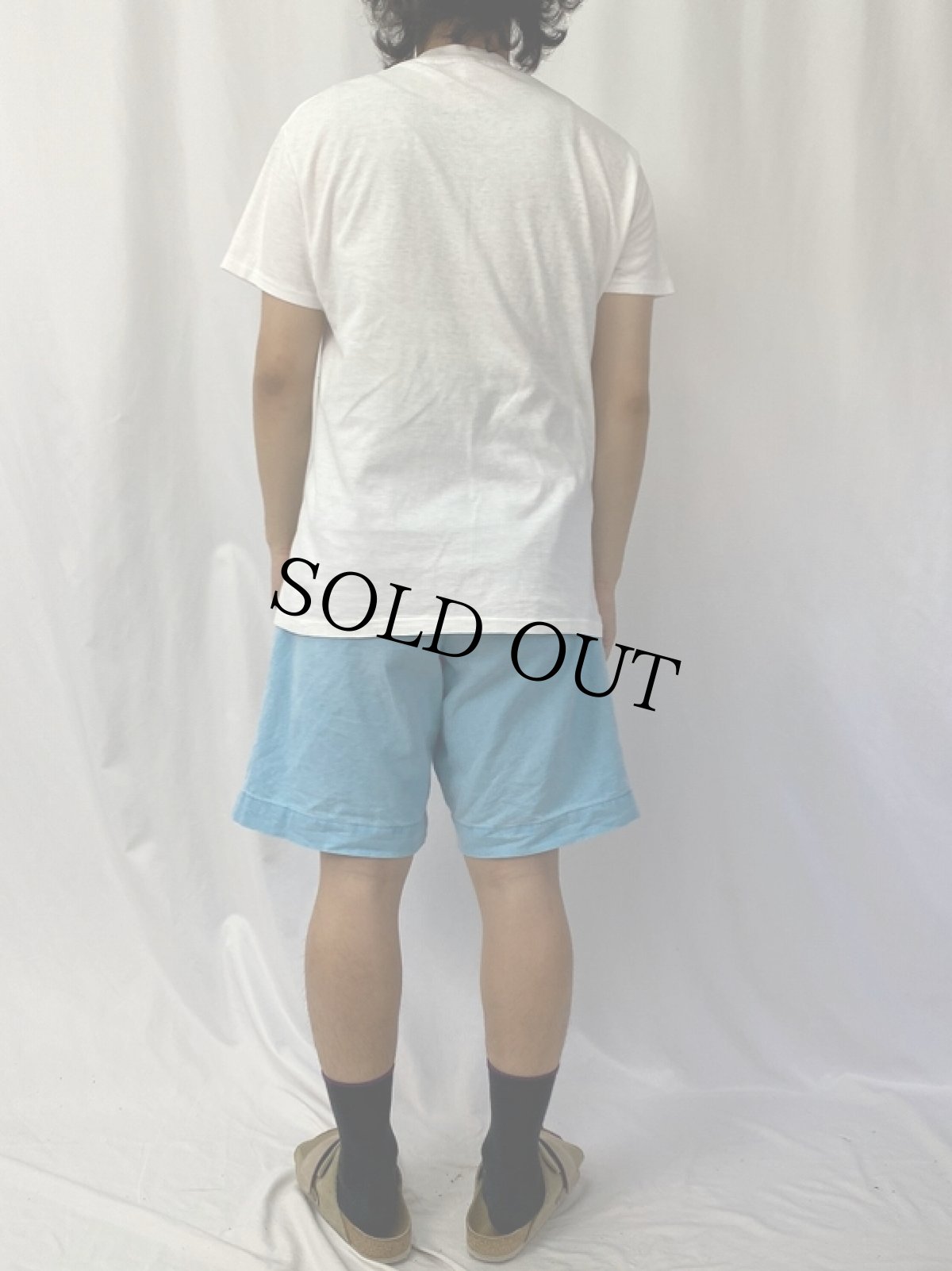 画像4: 70〜80's ブート USA製 MICKEY MOUSE キャラクタープリントTシャツ L (4)