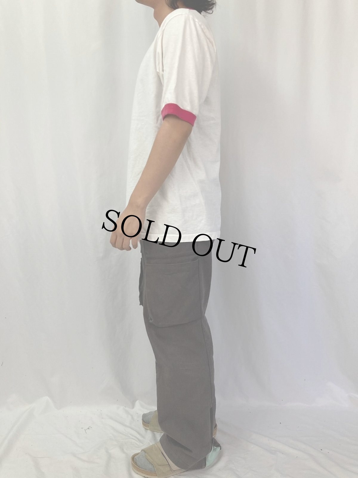 画像3: 2000's Hasbro USA製 "OPERATION" 玩具プリントリンガーTシャツ L (3)