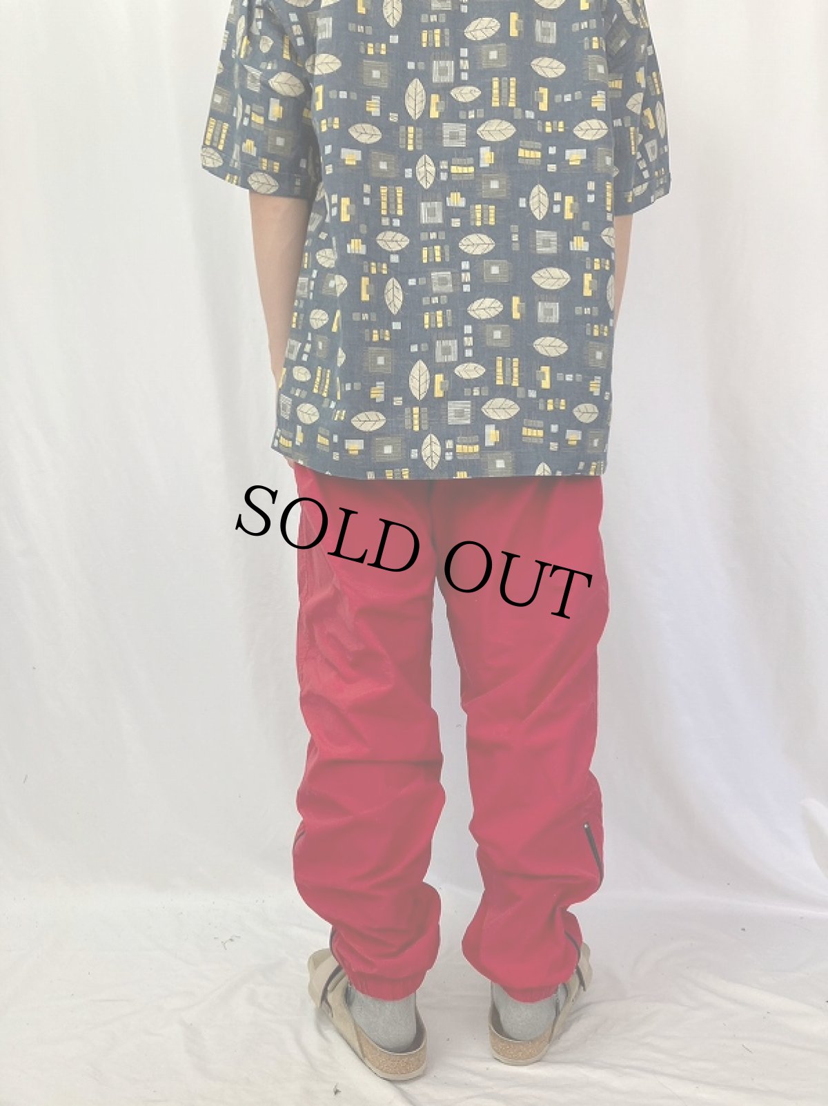 画像4: 90's POLO SPORT Ralph Lauren ロゴ刺繍 サイドジップナイロンパンツ W28-31 (4)