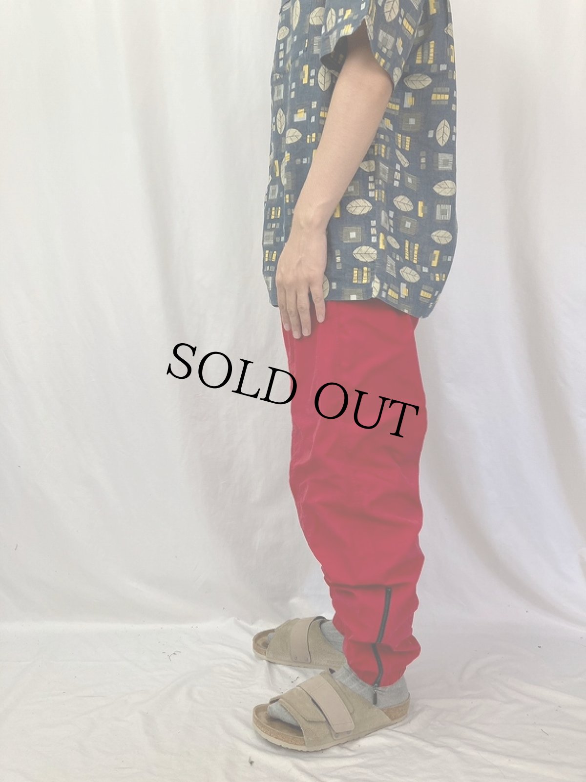 画像3: 90's POLO SPORT Ralph Lauren ロゴ刺繍 サイドジップナイロンパンツ W28-31 (3)