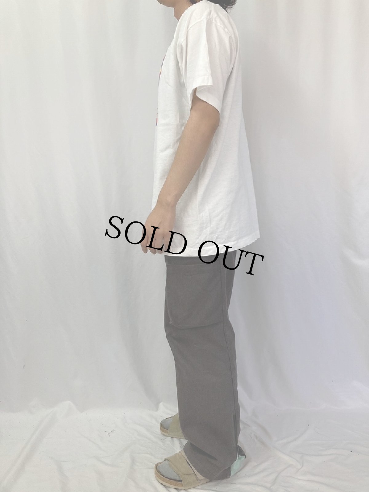 画像3: 90's "WEB-STAR by StarMine" テクノロジー企業イラストプリントTシャツ XL (3)