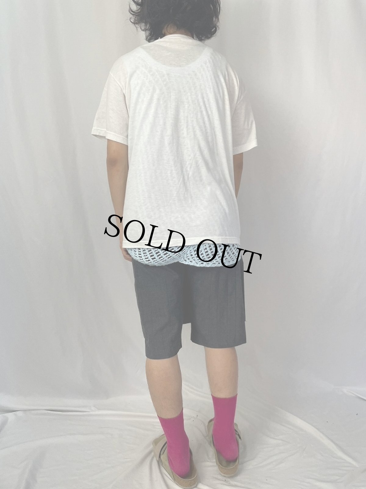 画像4: 80's〜 Joan Miro "Woman, Bird, Star" アートプリントTシャツ XL (4)