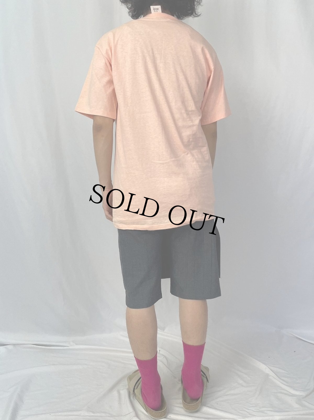 画像4: 90's JANSPORT USA製 蝶×花 アートプリントTシャツ L (4)