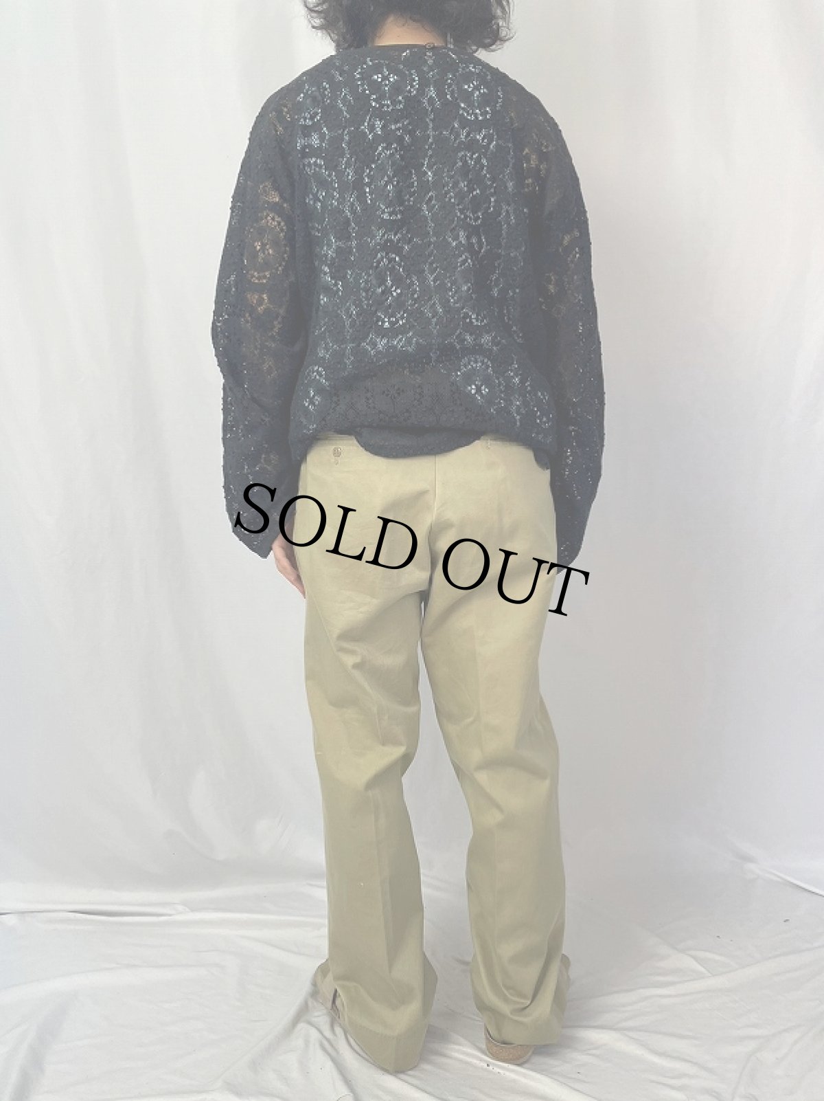 画像4: 60's U.S.ARMY チノトラウザーズ W32 (4)