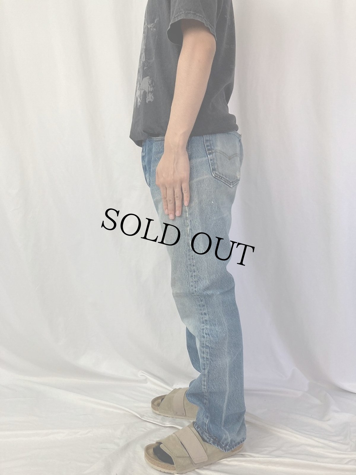 画像3: 90's Levi's 501 USA製 デニムパンツ W33 (3)