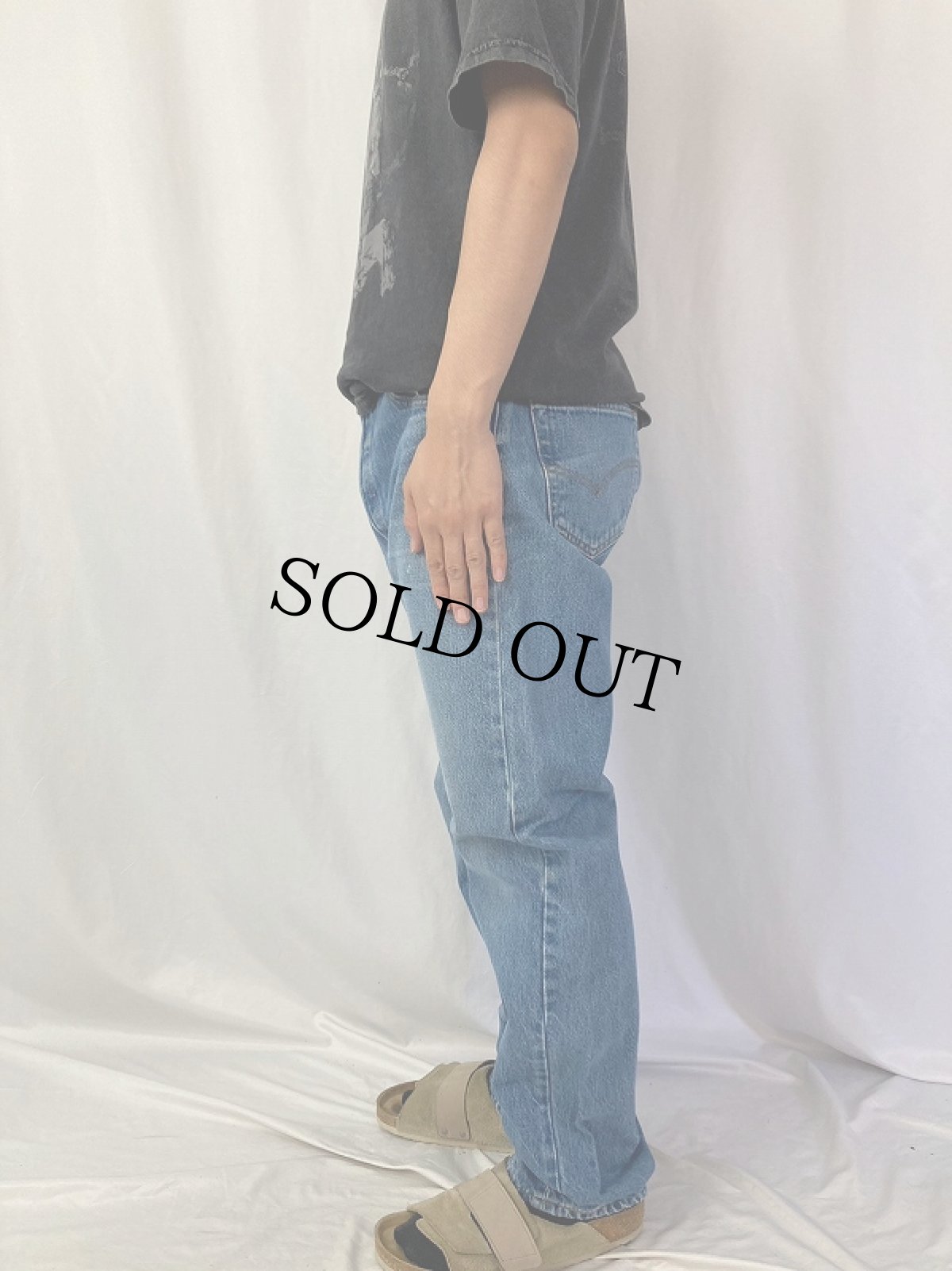 画像3: 90's〜 Levi's 501 USA製 デニムパンツ W34 (3)