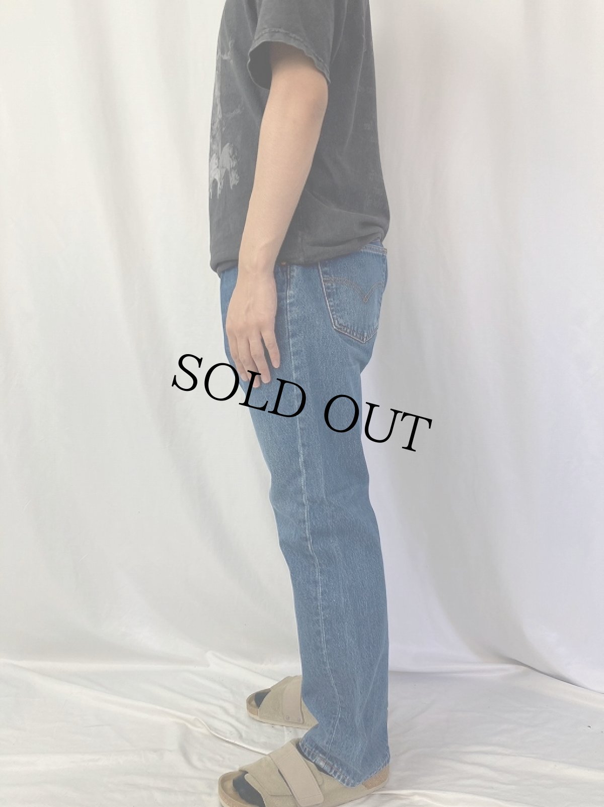 画像3: 90's Levi's 501 USA製 デニムパンツ W33 (3)