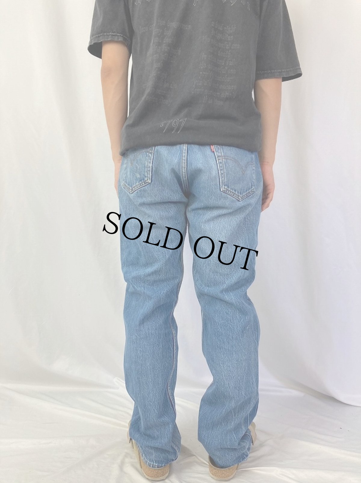 画像4: 80's Levi's 501 USA製 デニムパンツ W33 (4)