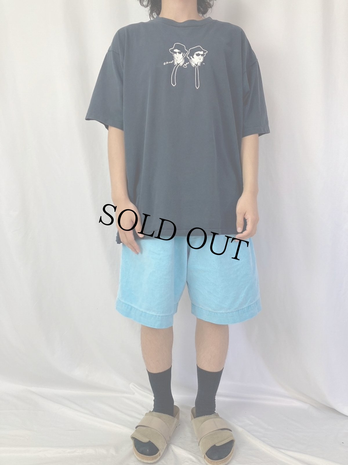 画像3: 90's THE BLUES BROTHERS "HOUSE OF BLUES Sunset Strip" ブルースバンドプリントTシャツ BLACK XL (3)