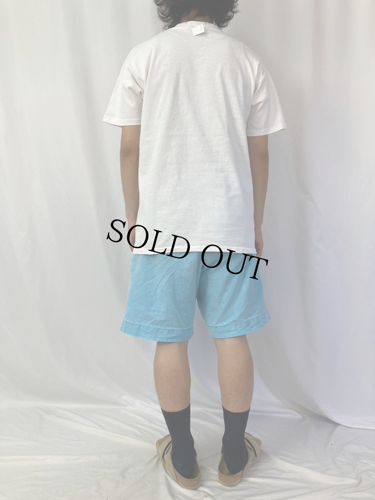 画像4: 90's LIBERTY GRAPHICS USA製 バタフライプリントTシャツ L (4)