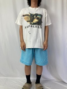 画像2: 90's NAPOLEON  USA製 フランス皇帝プリントTシャツ XL (2)