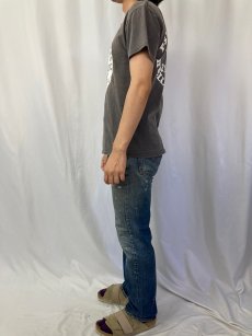 画像4: 90's PSYCO CYCLES USA製 チョッパーバイクカスタムショッププリントTシャツ S (4)