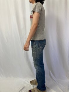 画像3: 【SALE】 VINTAGE "VOTE" 染み込みプリントTシャツ M (3)