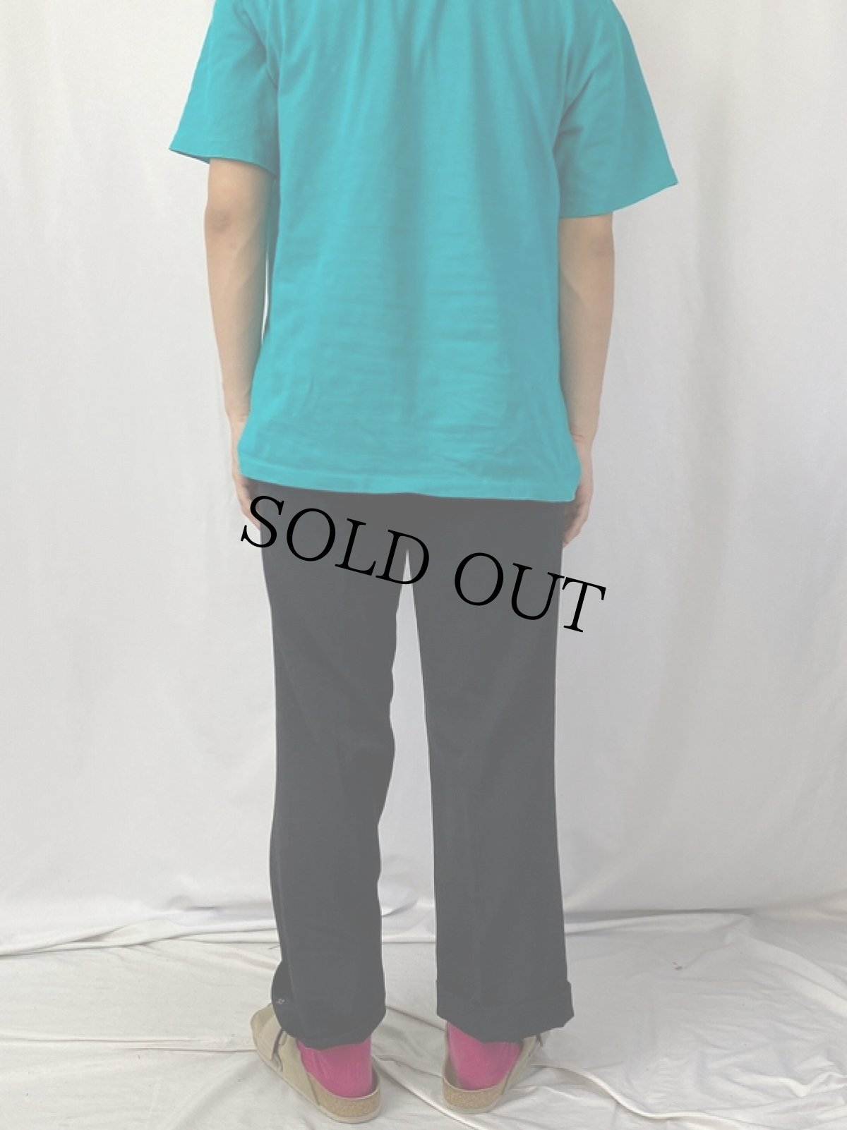 画像4: 50〜60's JAPAN製 "カジウラテックス" 1タックウールスラックス BLACK W32 (4)