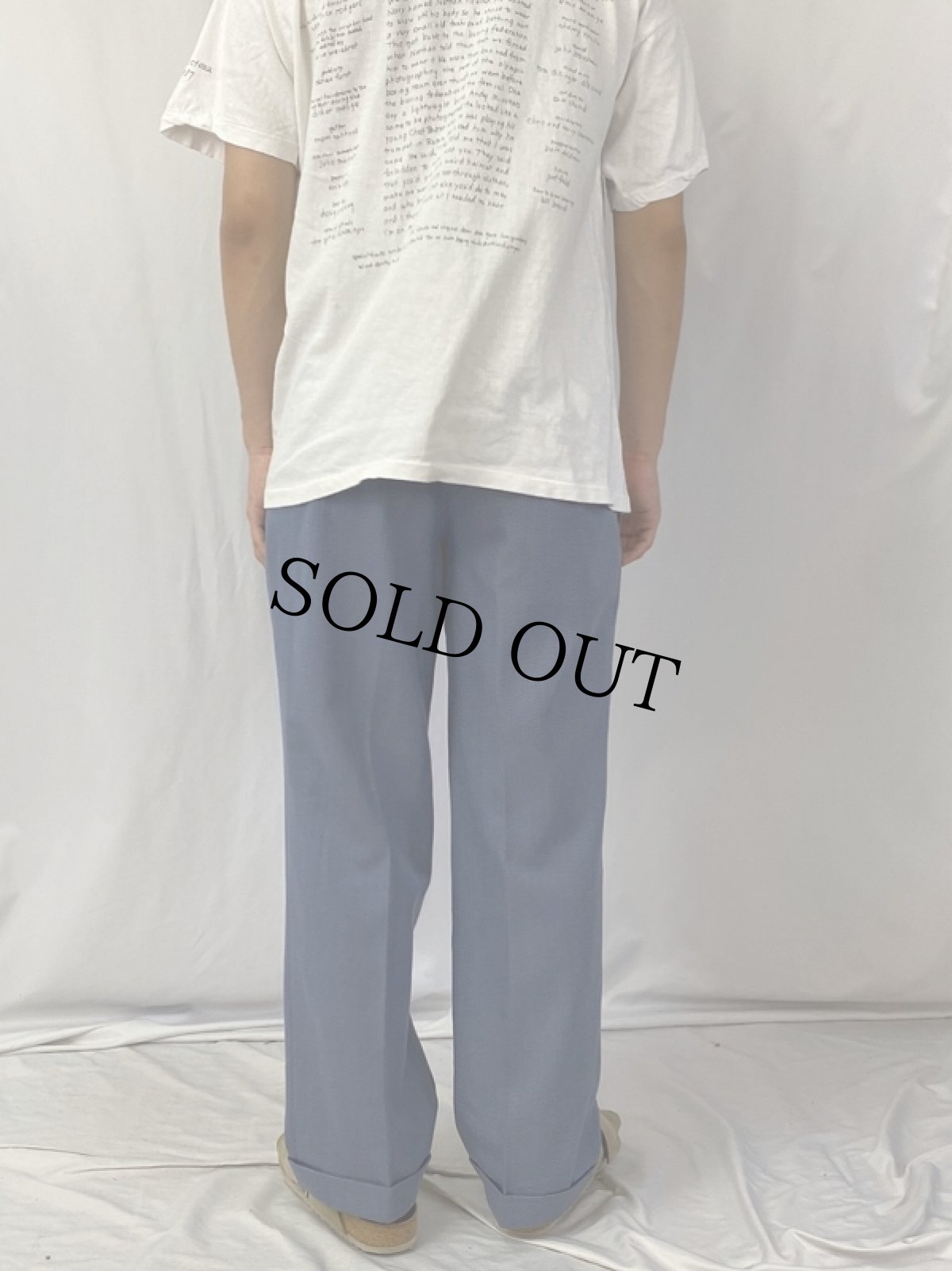 画像4: 50〜60's JAPAN製 "御幸毛織" 2タックウールスラックス W31 (4)