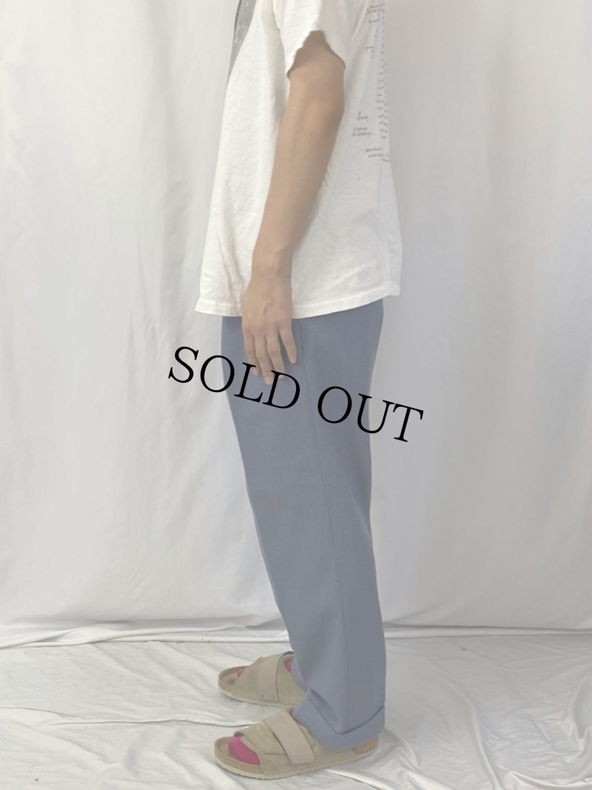 画像3: 50〜60's JAPAN製 "御幸毛織" 2タックウールスラックス W31 (3)