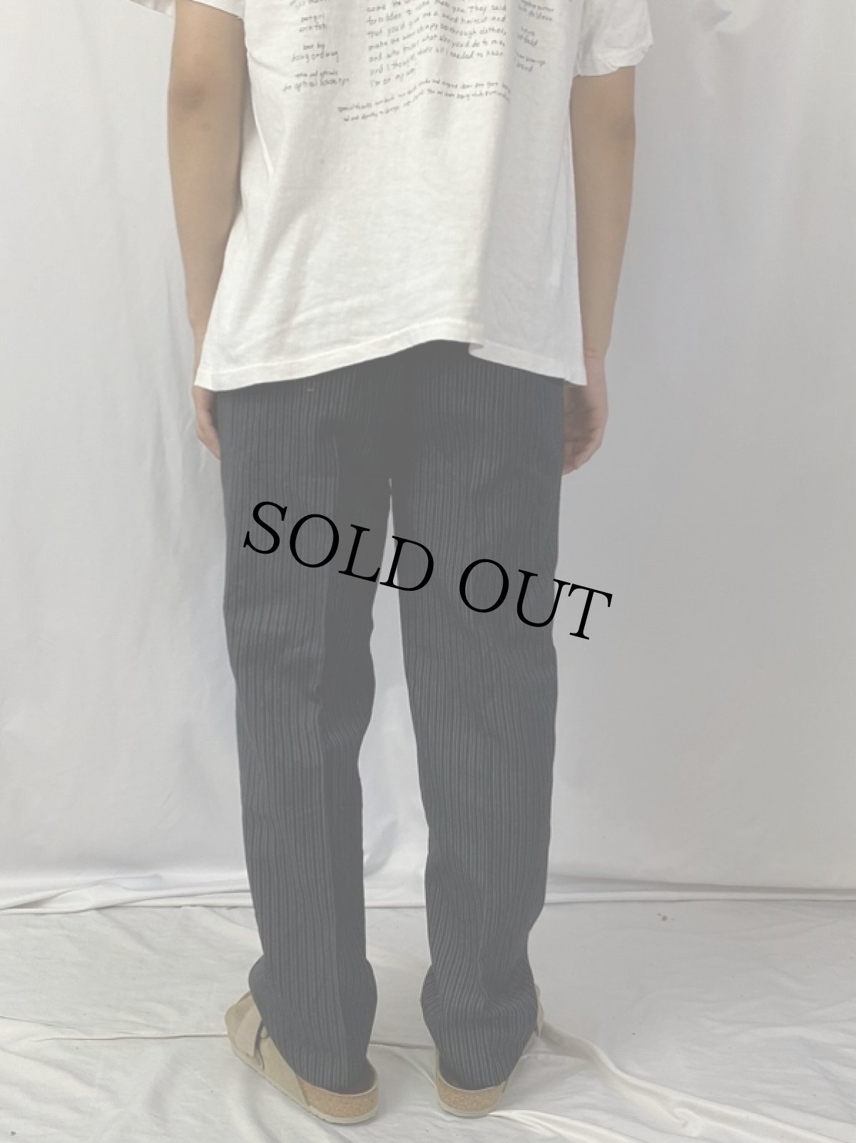 画像4: 50〜60's JAPAN製 "高銀毛織" 織柄 2タックウールスラックス W32 (4)