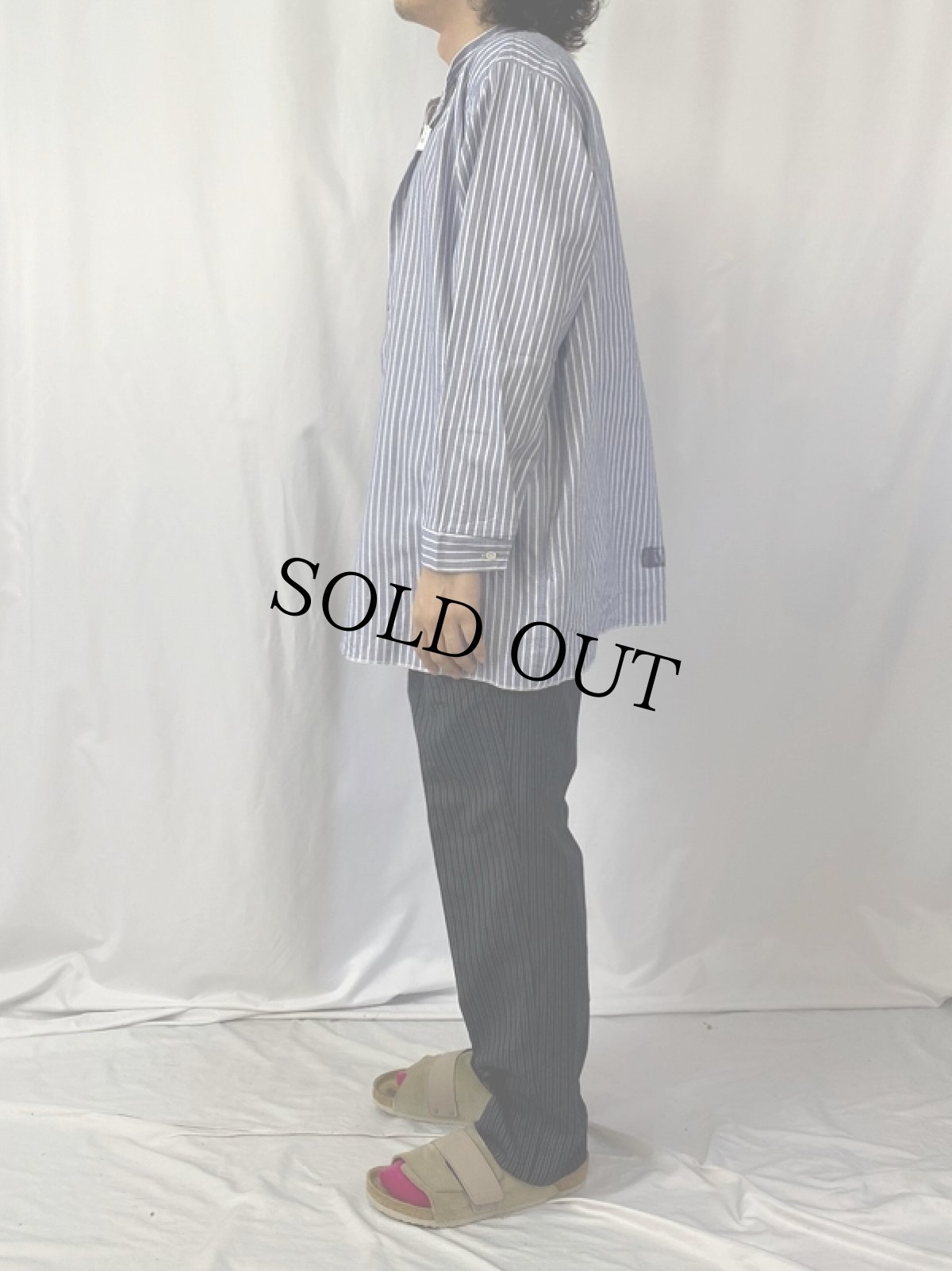 画像3: チェコ軍 ストライプ柄 プリズナーシャツ 42 (3)