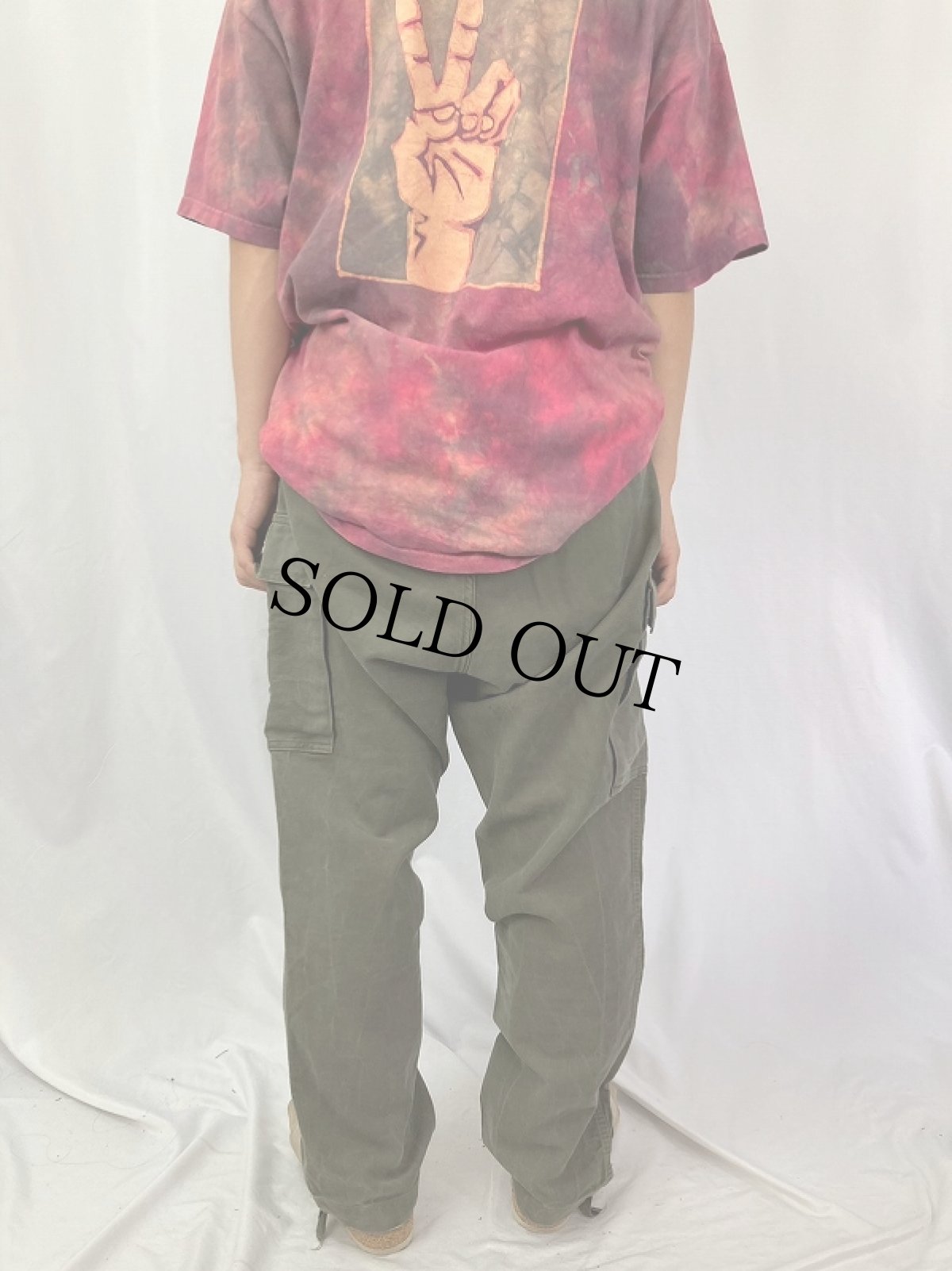 画像4: 80's GERMAN ARMY モールスキンカーゴパンツ W38 (4)