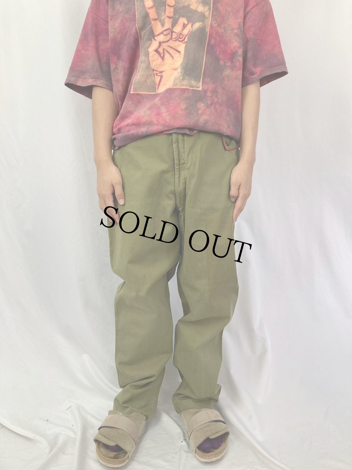 画像2: 60's BOY SCOUTS OF AMERICA チノトラウザーズパンツ W35 (2)