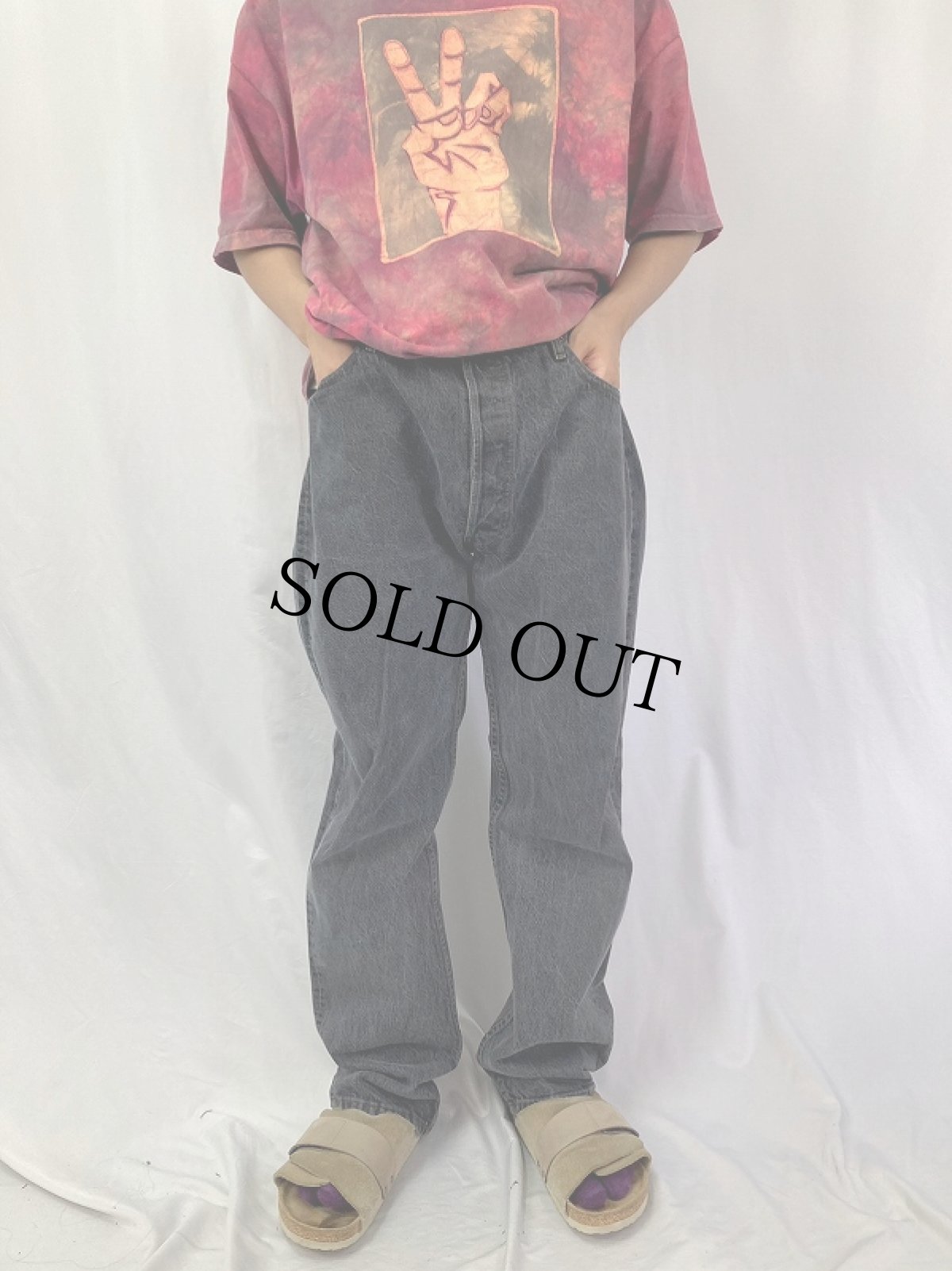 画像2: 80's Levi's 501-0658 USA製 ブラックデニムパンツ W38 (2)