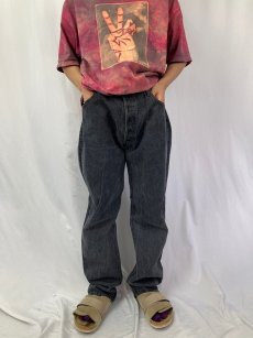 画像2: 80's Levi's 501-0658 USA製 ブラックデニムパンツ W38 (2)