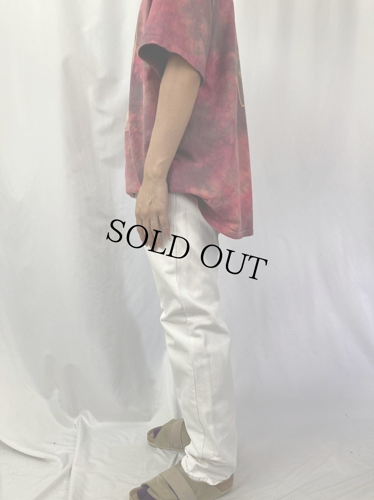 画像3: 90's Levi's 505 USA製 オレンジタブ ホワイトデニムパンツ W33 (3)