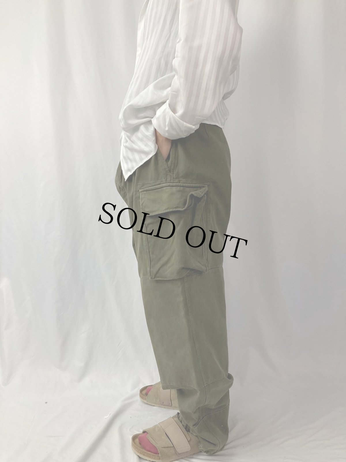 画像3: 50〜60’s West Germany Military “Bundeswehr” M-47 カーゴパンツ W40 (3)