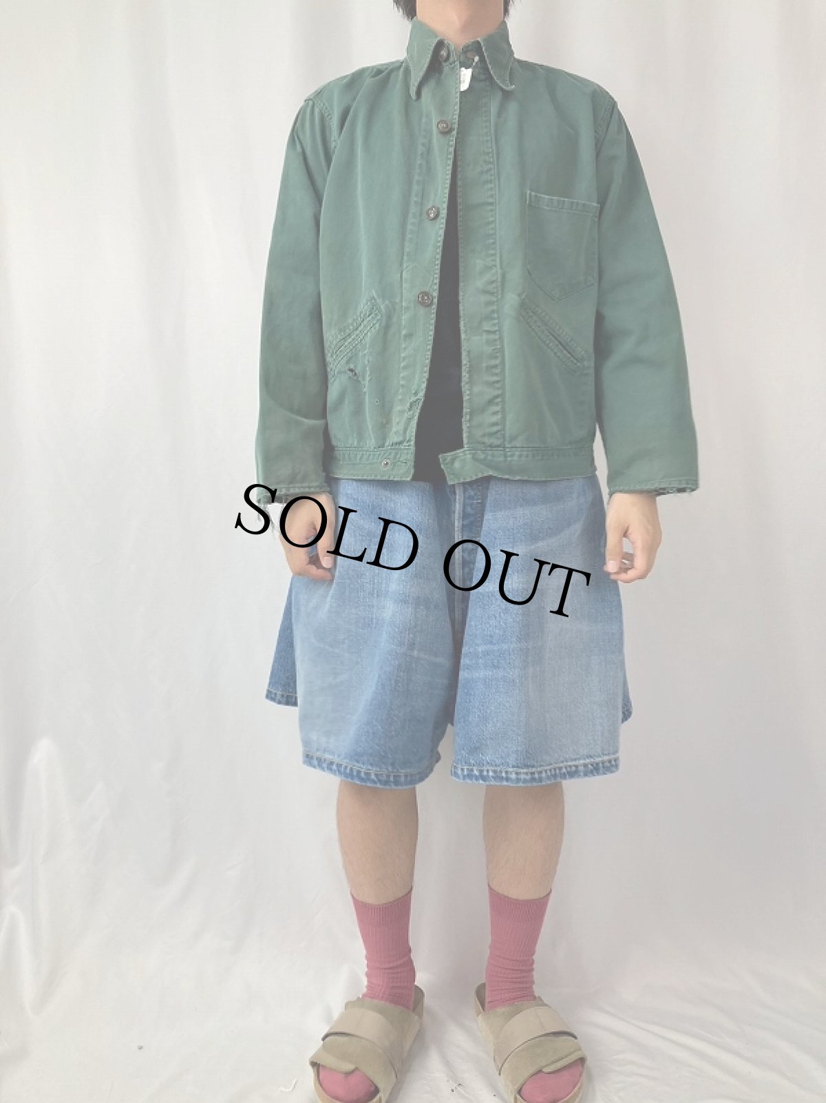 画像2: 50’s U.S.ARMY メディカルジャケット M (2)