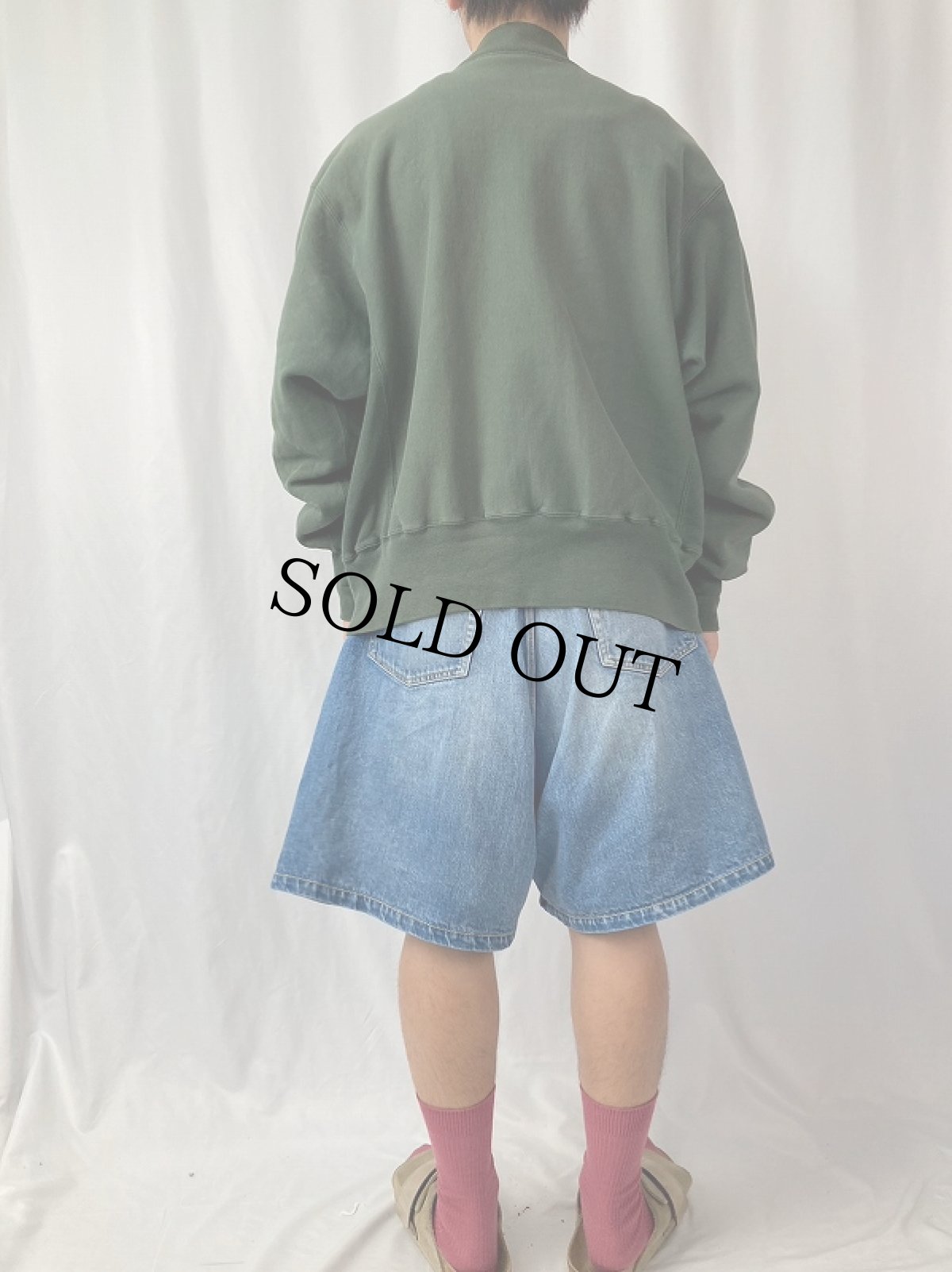 画像4: 90's Champion REVESE WEAVE スナップボタンカーディガン M (4)