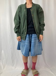 画像2: 90's Champion REVESE WEAVE スナップボタンカーディガン M (2)