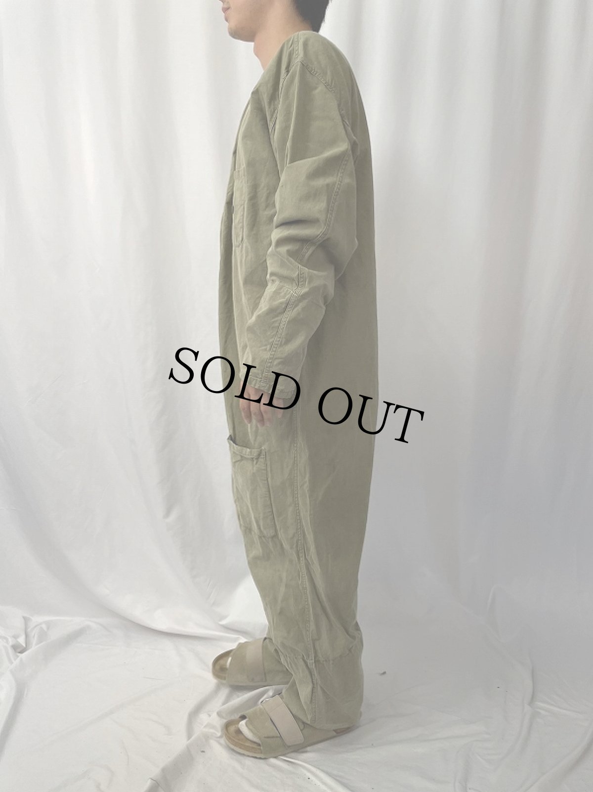 画像3: 〜60's FRENCH ARMY NBC ケミカルプロテクションカバーオール (3)