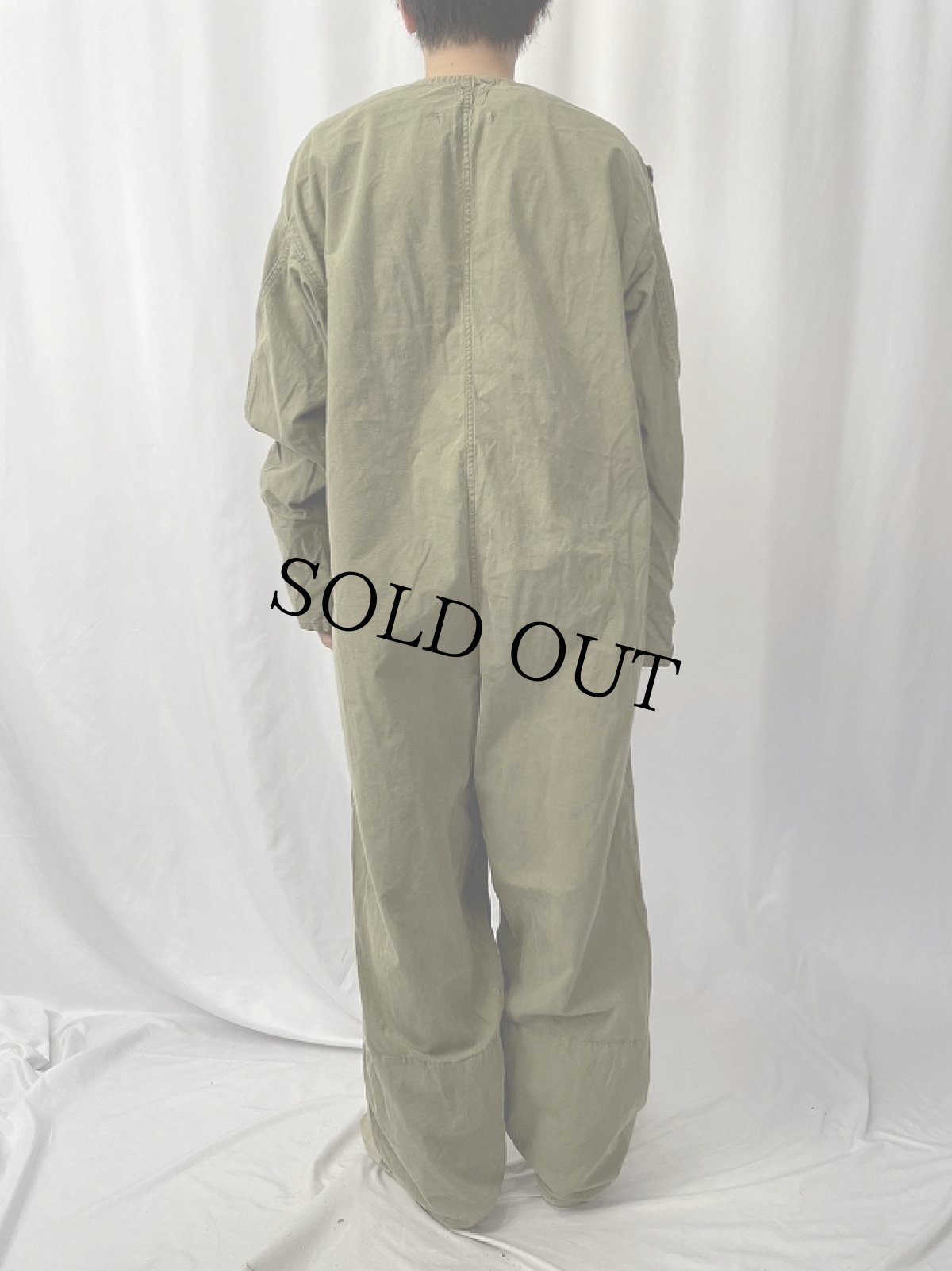 画像4: 〜60's FRENCH ARMY NBC ケミカルプロテクションカバーオール (4)