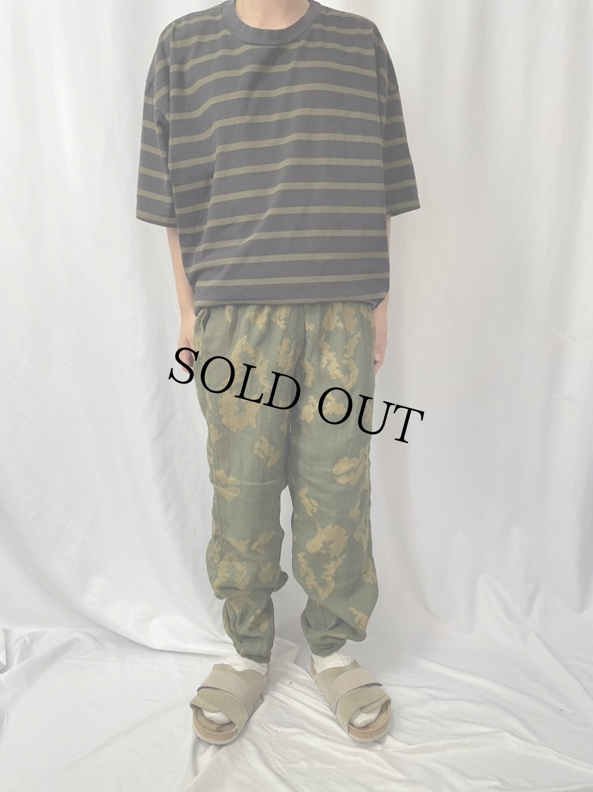 画像2: 80's ロシア・ソビエト軍 ベリョーズカパターン KZSパンツ SIZE2 (2)