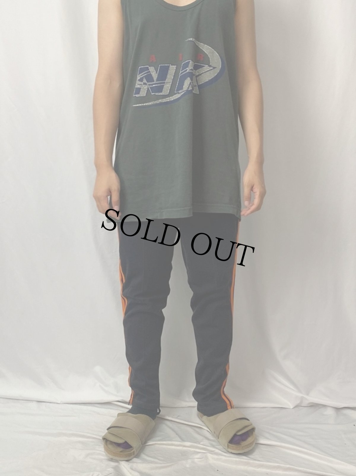 画像2: 70〜80's サイドライン トラックパンツ W-40 (2)