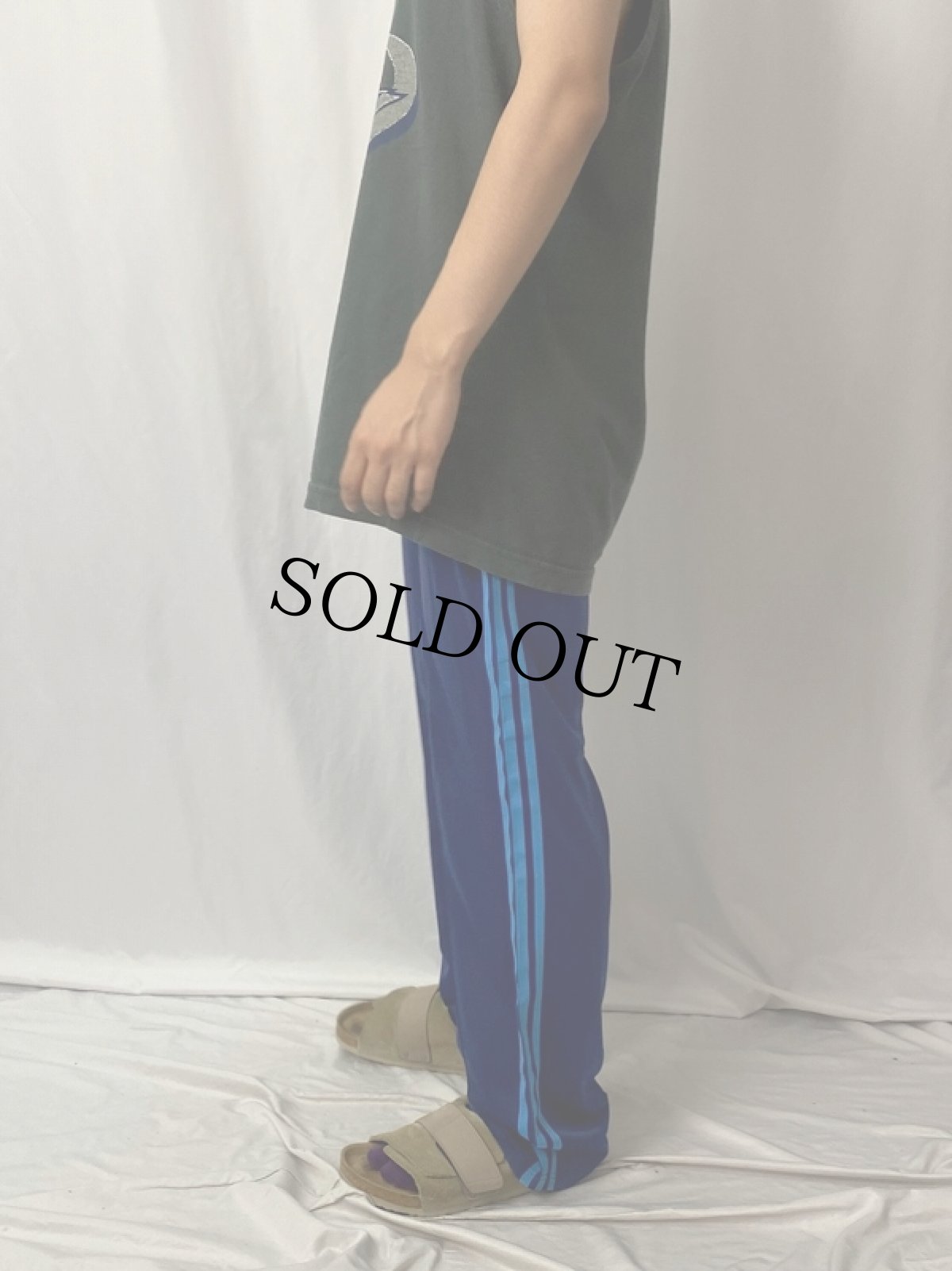 画像3: 70〜80's サイドライン トラックパンツ W-49 (3)