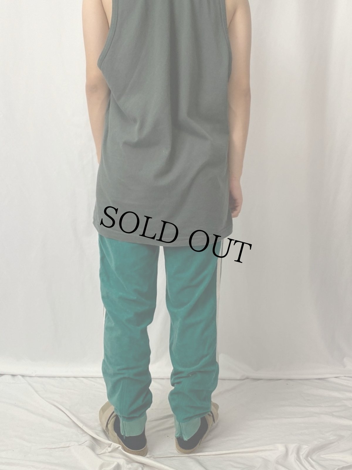 画像4: 80's adidas ポリエステル×コットン トラックパンツ M (4)