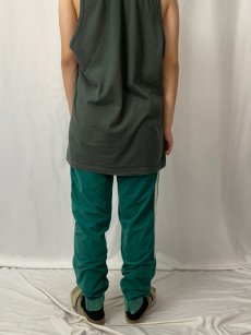 画像4: 80's adidas ポリエステル×コットン トラックパンツ M (4)