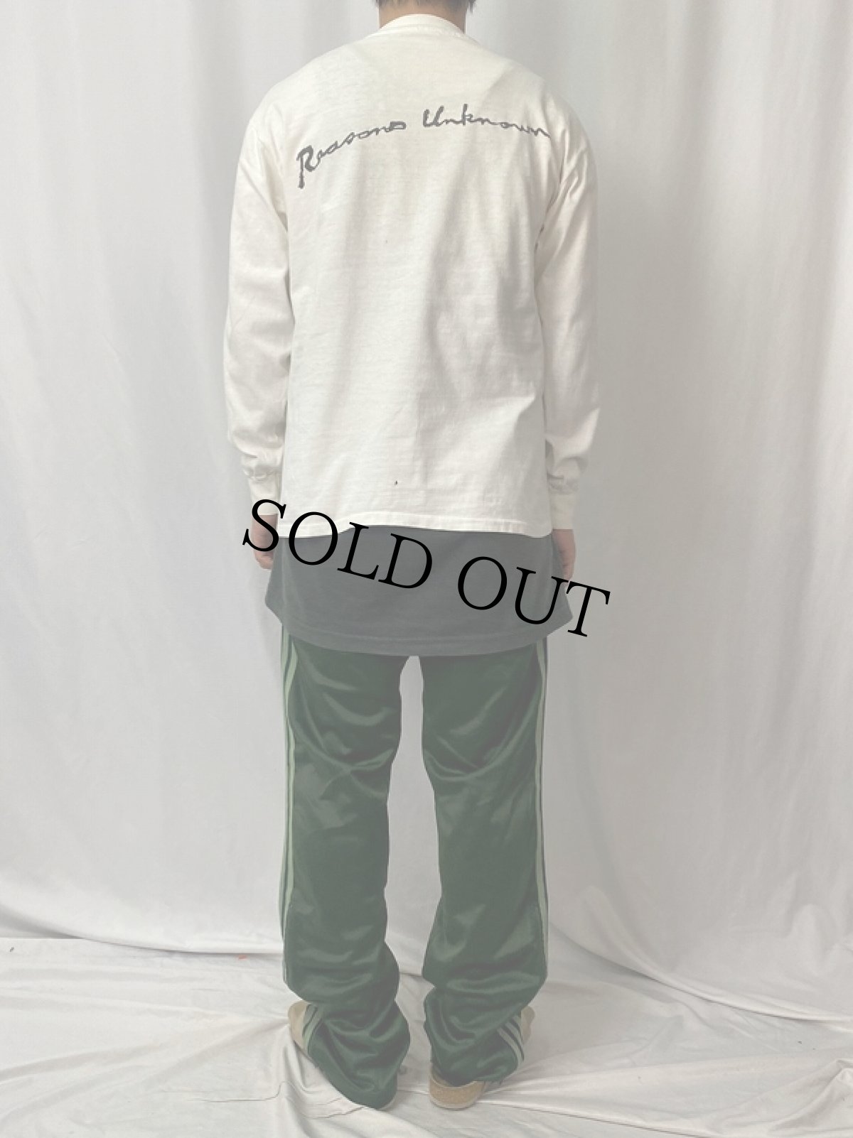 画像5: 90's 4 Reasons Unknown USA製 バンドプリントロンT L (5)