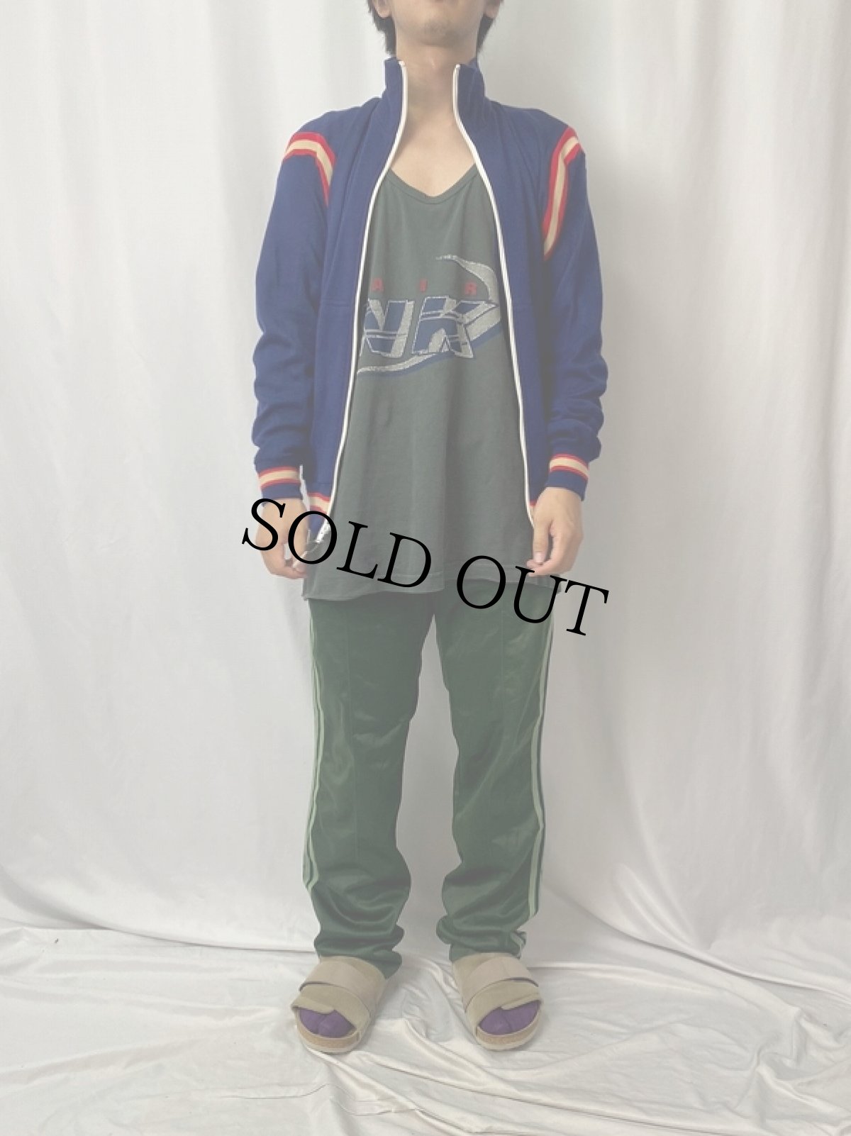 画像2: 80's WINNING WAYS アクリルジップアップジャケット L (2)