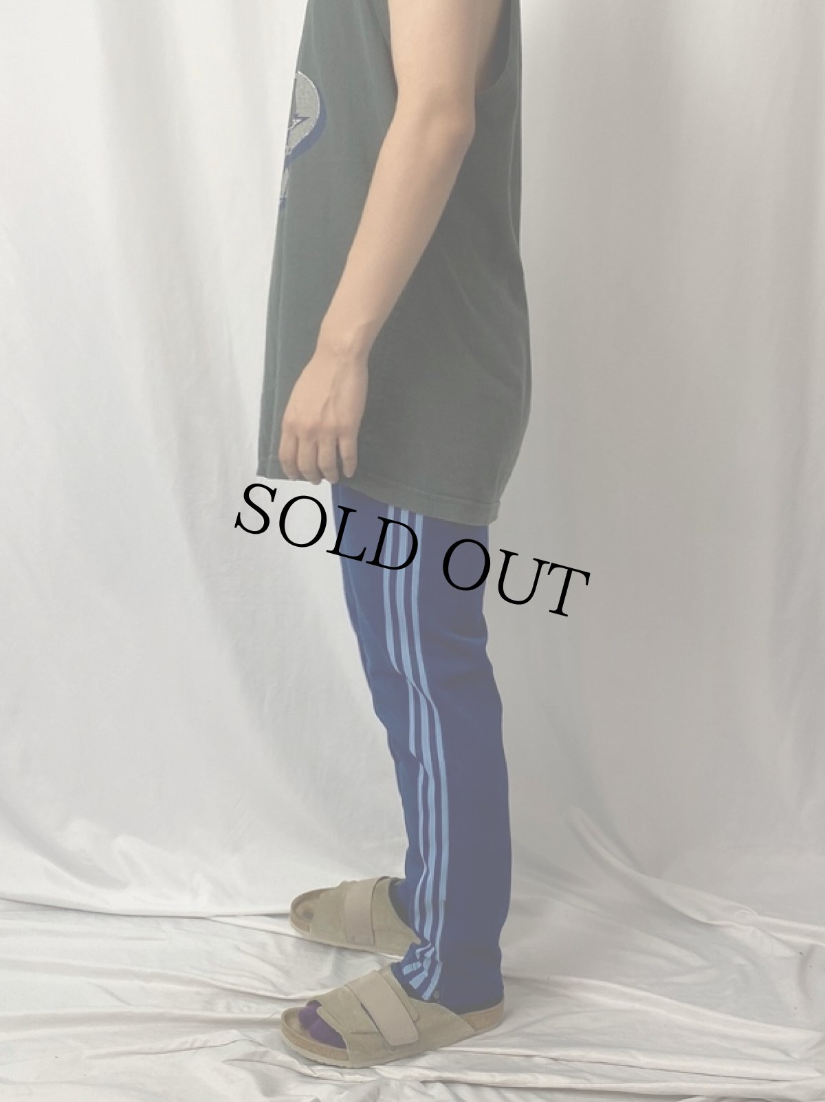 画像3: 70〜80's サイドライン トラックパンツ W-42 (3)