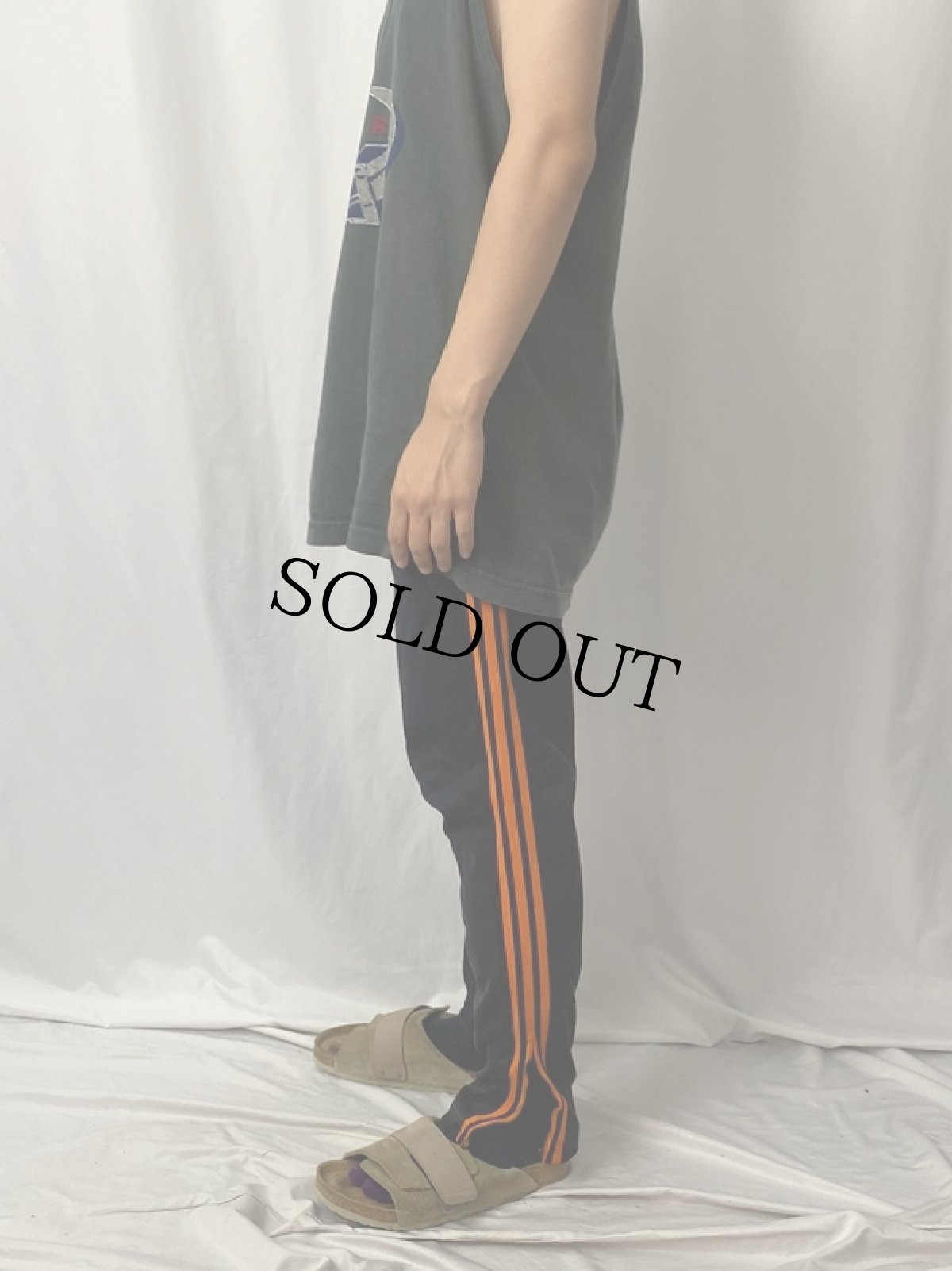 画像3: 70〜80's サイドライン トラックパンツ W-40 (3)