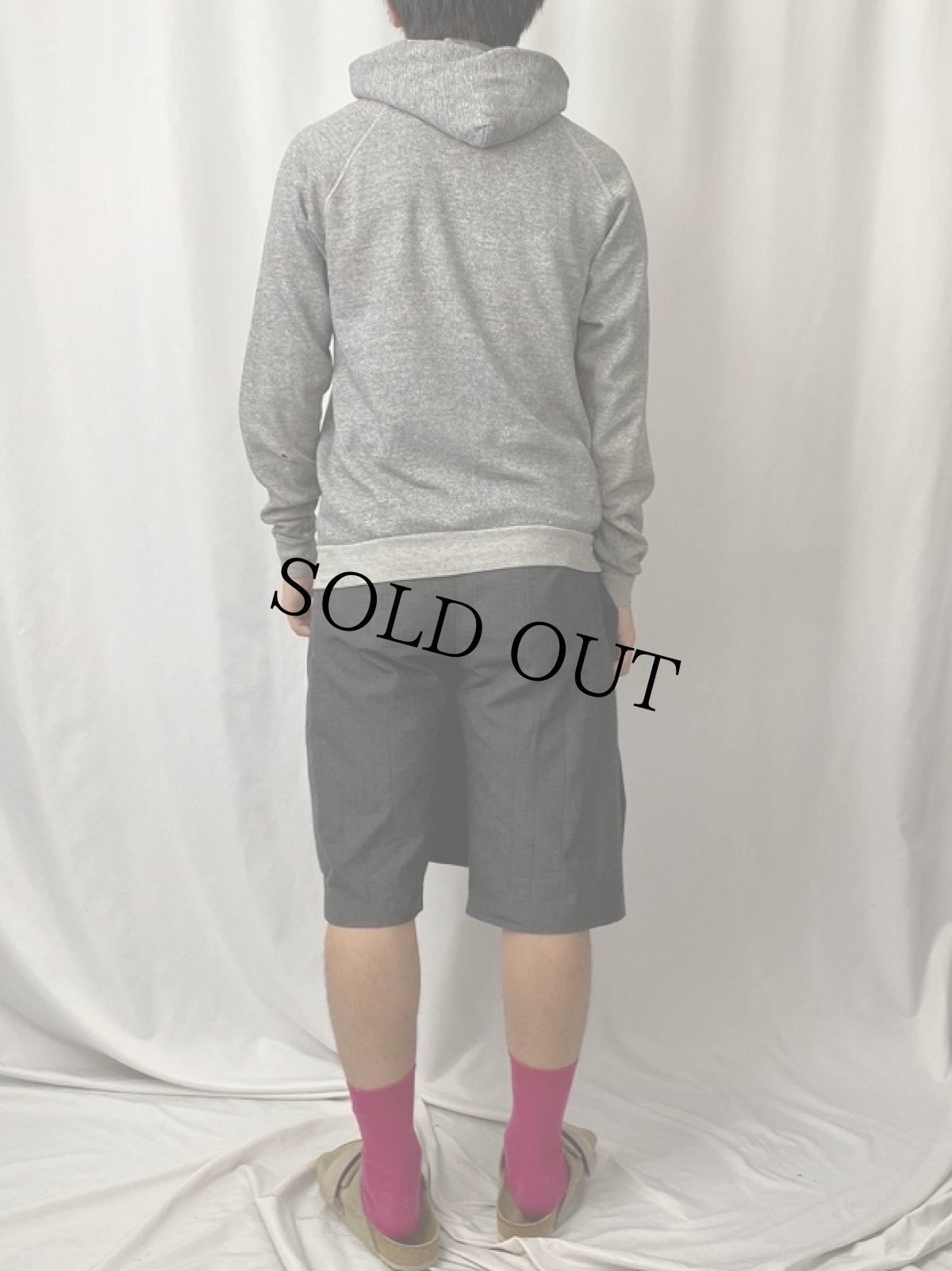 画像4: 70〜80s Budweiser USA製 ビールメーカープリントラグランパーカー (4)