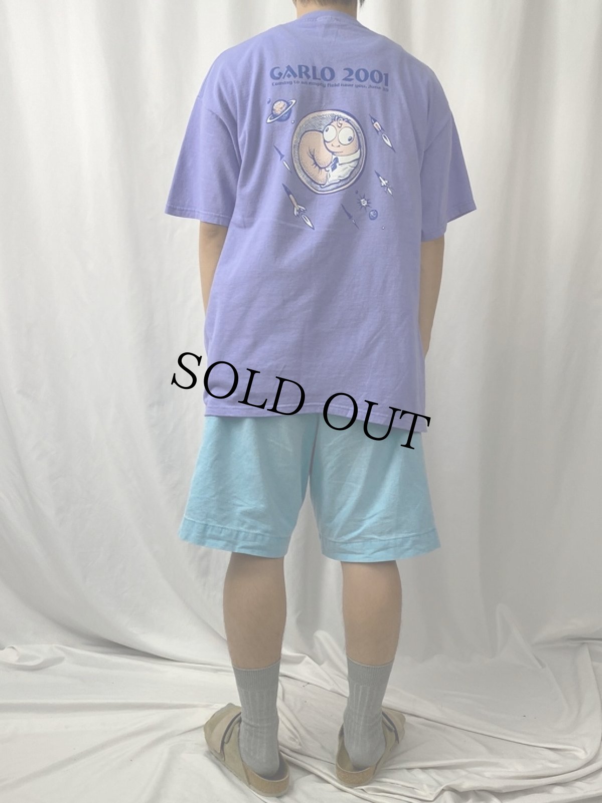 画像5: 2000's CARLO 2001 "OBEY THE ROCK" ゴリライラストプリントTシャツ XL (5)