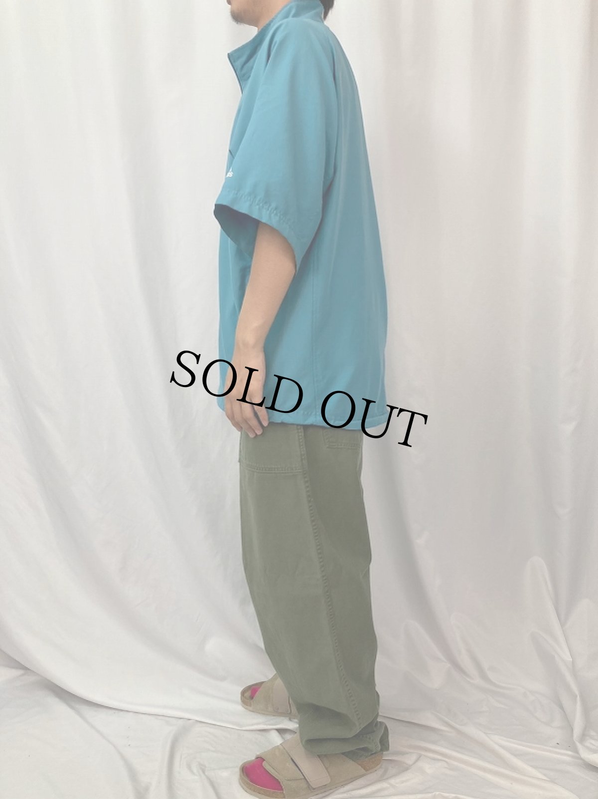 画像3: adidas ポリエステル ハーフジッププルオーバーシャツ M (3)