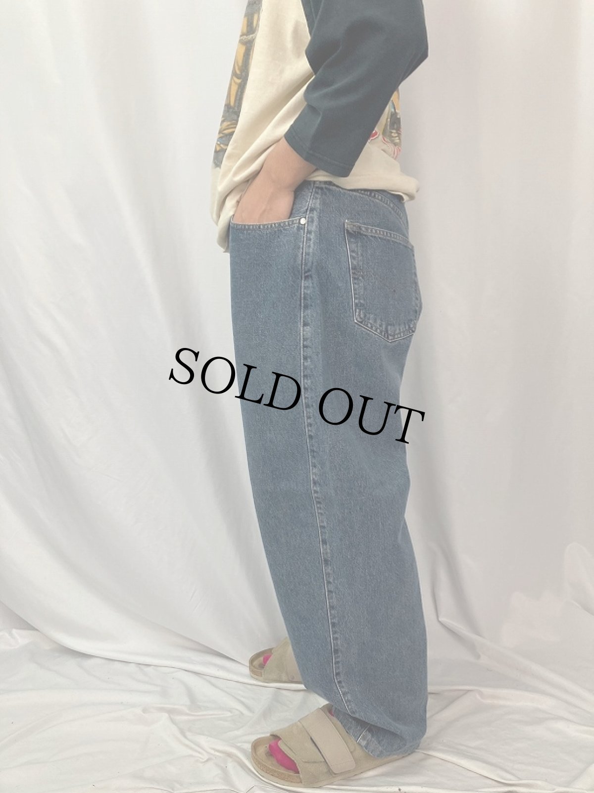 画像3: 90's Levi's SILVER TAB "baggy" デニムパンツ W37 (3)